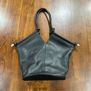 Vince Camuto Black Leather Tote